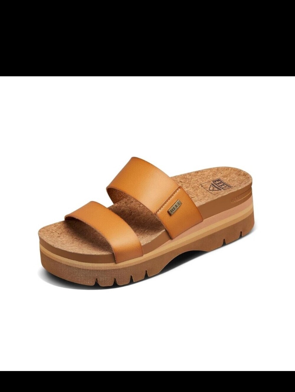 Reef Cushion Vista Higher Women's Slide Sandals - Natural - Picture 7 of 7